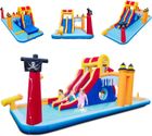 Château Gonflable 6 en 1 avec Double Toboggan - DREAMADE - Parc Aquatique Amusant - Extérieur