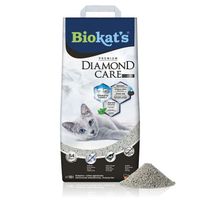 Biokat's Diamond Care Classic sans parfum - Litiere fine pour chats au charbon actif et a l'Aloe vera - 1 sac (1 a 10 l)