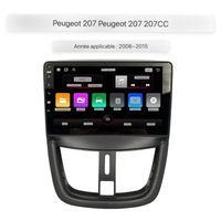 Pour Peugeot 207 2009-2013 Autoradio GPS Navigation WIFI Carplay DAB+ 2+32
