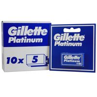 Gillette platinum Lame De Rasoir Pour Homme 50 pcs
