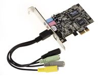 Carte Son PCI Express PCIe 8 CANAUX 7.1 avec Chipset Via Tremor VT1723 et ASM 1083. Support Dolby et DTS, sortie optique SPDIF
