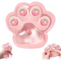 Tcnzdy Lot De 4 Pattes De Chat Géantes En Mousse – Jouet Anti-Stress à Presser, Fidget Doux, Relaxation – Cadeau Mignon