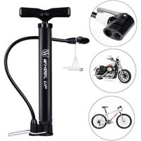 Pompe à Vélo Portable Zankie - Gonfleur Universel Presta Schrader Pour VTT, Route, Ballons Et Véhicules