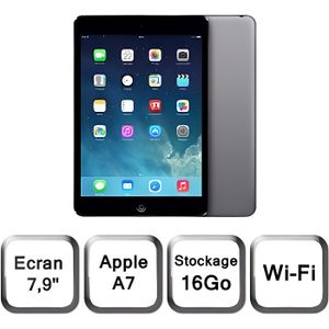 TABLETTE TACTILE Tablette Tactile Apple iPad Mini 2 Wi-Fi 16Go Gris