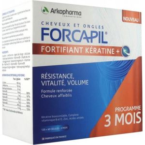 COMPLEMENTS ALIMENTAIRES - BEAUTE ONGLES ET CHEVEUX Arkopharma Forcapil Fortifiant Kératine+ 180 gélules