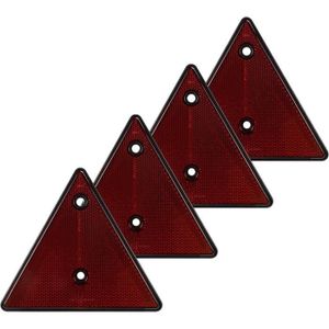 KIT DE SÉCURITÉ Lot De 4 Rouges Triangle Réflecteurs Avec E Mark P