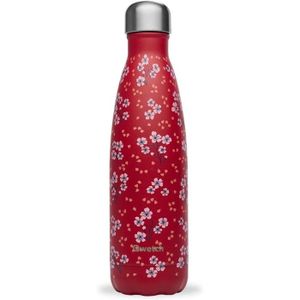 GOURDE Qwetch - Bouteille Isotherme Hanami Rouge 500ml - 