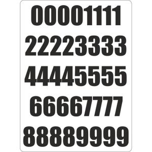 8 cm Noir Autocollant Numéro De Maison Désir Choix Numéro Nombre Chiffre lettre ABC