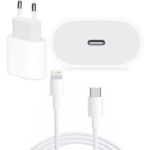 CÂBLE TÉLÉPHONE Lot de 10 Chargeur USB-C 18W + Cable de charge Typ