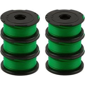 TÊTE - BOBINE - FIL Lot de 6 bobines de fil vert pour débroussailleuse