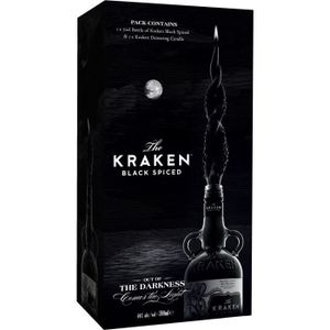 RHUM Kraken - Coffret Black Spiced Rum + bougie | Rhum 