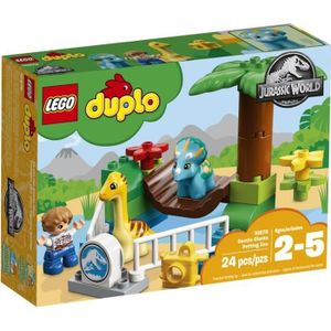 ASSEMBLAGE CONSTRUCTION LEGO® DUPLO® Jurassic World™ 10879 Le Zoo Des Adorables Dinos - Jeu de construction