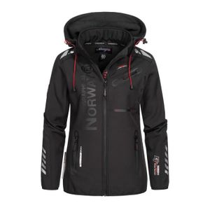 VESTE Veste Softshell Noire Femme Geographical Norway Re