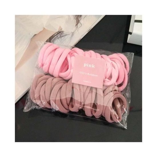 Lot De 50 élastiques Larges 20 Cm - 5 Couleurs - Pour Ficeler, Ranger, Emballer - Haute élasticité - 11