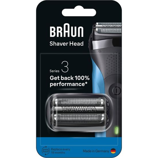 Sonew Tête de rechange pour rasoir Series 3 pour homme, Tête de tondeuse à barbe série 3 avec 5 peignes