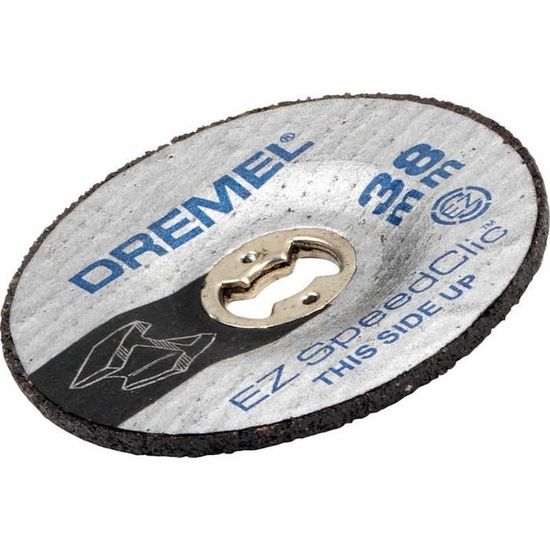 Lot de 2 disques à meuler - DREMEL - S541 EZ SpeedClic - Ø 38mm - Métaux