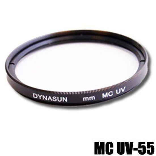 Filtre MC UV DynaSun 55mm Multicoated Ultra Violet Objectif Lens 55 mm pour Canon Nikon Panasonic Pe 