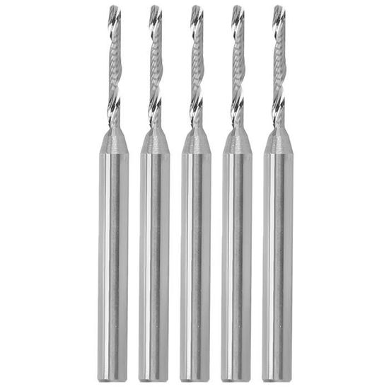 10 Pièces Fraises Gravure 0.3mm Titane Carbure CNC - Bits Routeur Pour PCB Et Machines