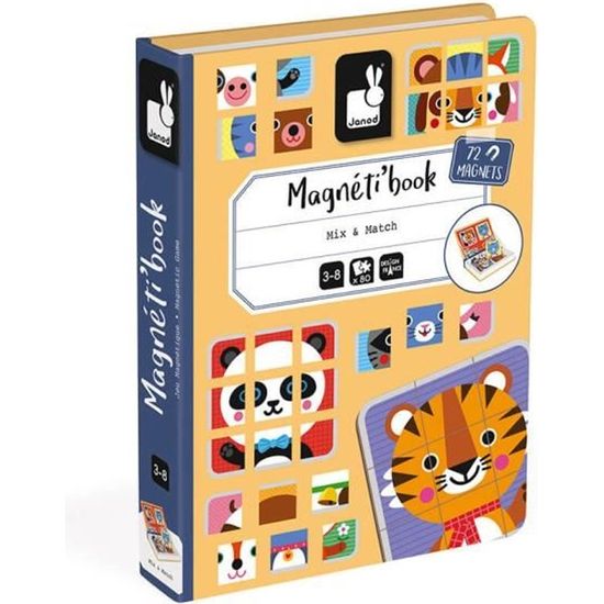 JANOD - Magnéti'Book Métiers - 48 Magnets - 16 Cartes Modèles - Jouet  Educatif En Carton FSCTM - Dès 3 Ans - Cdiscount Jeux - Jouets