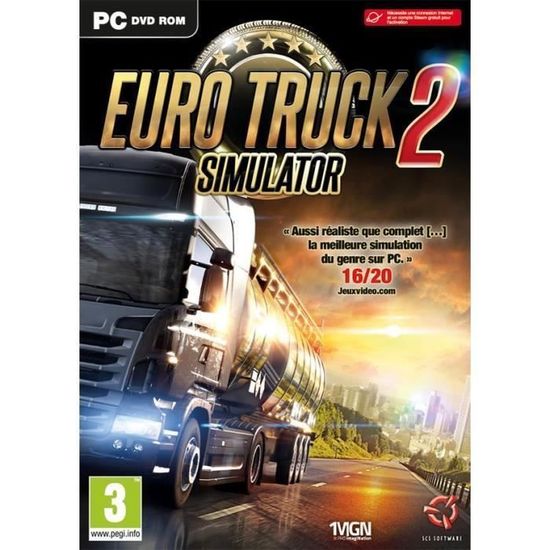 Euro Truck 2 Simulator Edition Standard Jeu PC - Cdiscount Jeux vidéo