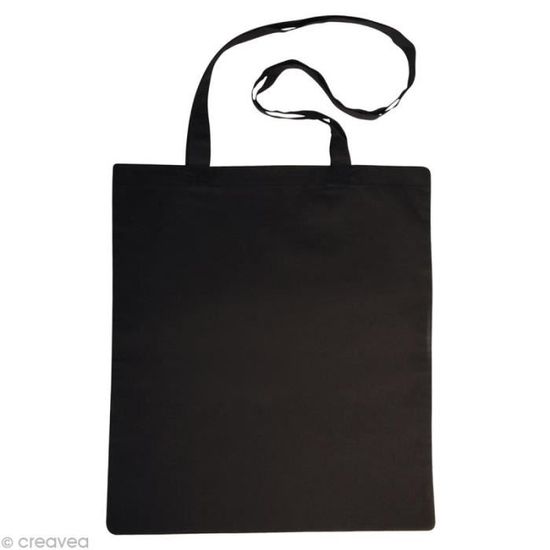 Sac en coton best sale noir
