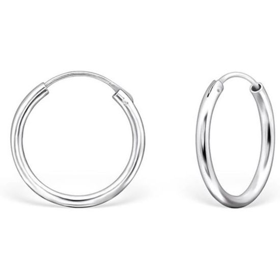 Lot De 2 Boucles D'Oreilles Titane G23 à Charnière – 16G Pour Lèvre, Nez, Tragus, Septum 6-16 Mm