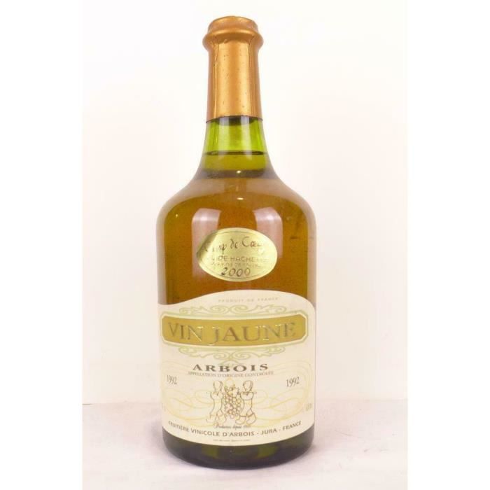 62 cl arbois fruitière vinicole vin jaune blanc 1992 - jura