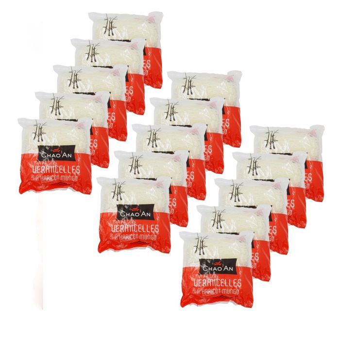 Chao'an - Lot 15x Vermicelles de haricot mungo - Paquet 100g