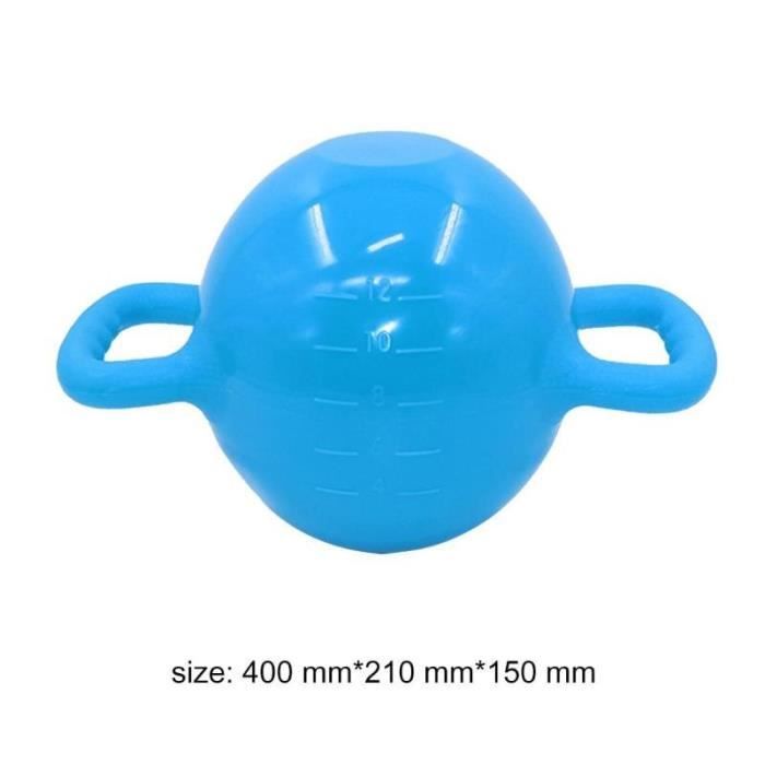Yoga Fitness bouilloire cloche 4-12LB réglable eau Kettlebell haltère Double poignées Pilate exercic - Modèle: Orange -