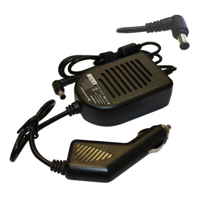 Sony Vaio VPCEH1L0E Chargeur Adaptateur CC pour voiture (allume cigare)