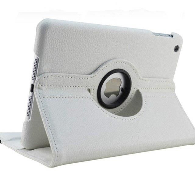 Pour Xiao mi Pad 4 8.0 "étui 360 degrés support rotatif PU cuir aimant intelligent housse de sommeil pour TK26889