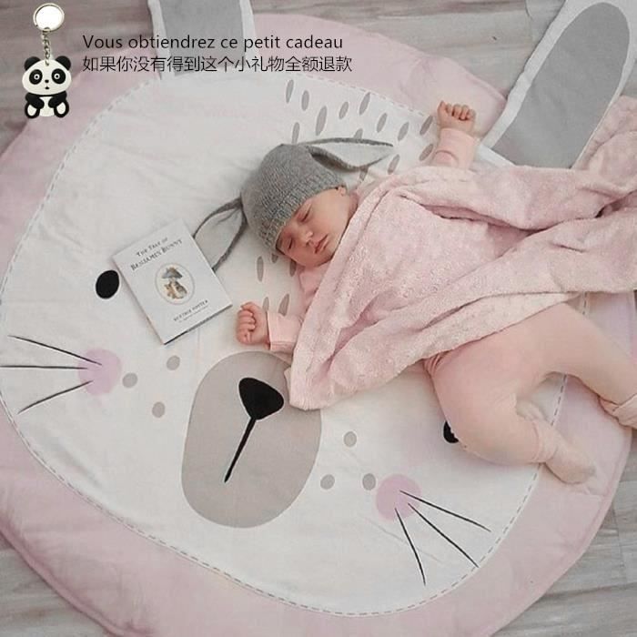 Tapis jouet Bébé Couverture Forme Lapin Jouer Ramper En Peluche Nouveau-Né Bébé Enfants