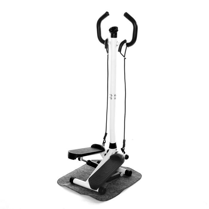 Stepper Marcheur Multifonctionnel Intérieur Maison Gym Jambe Fitness Étape Machine LCD Moniteur Poignée Réglable