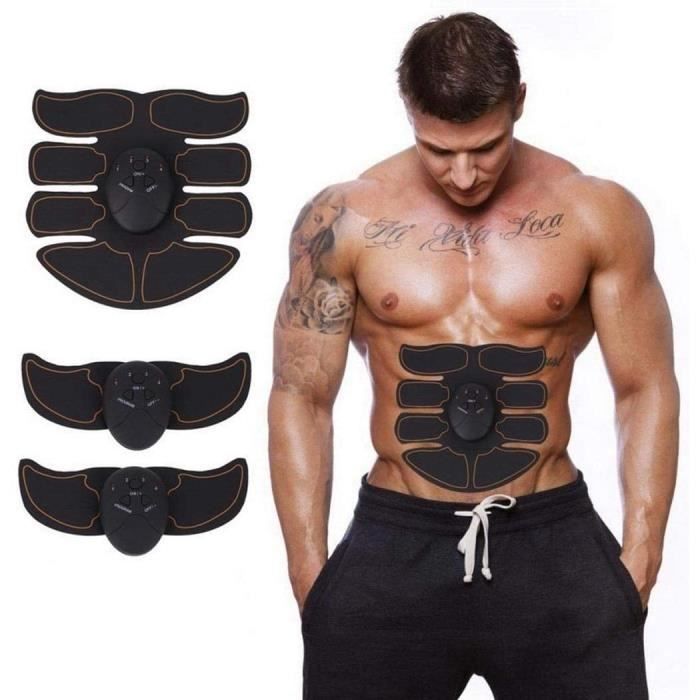 CEINTURE DE FORCE EMS Trainer pour Massage Abdomen Homme Femme EMS Musculaire Ceinture Abdominal Gym Abdominale Musculaire Abdom2247