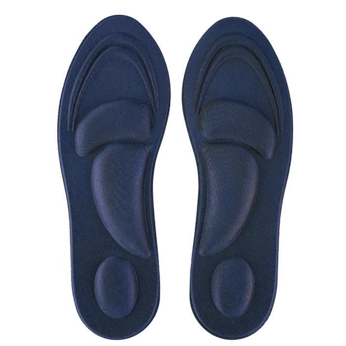 Garosa orthèse Semelles orthopédiques Pieds plats Support de voûte plantaire Semelle intérieure en mousse à mémoire de forme