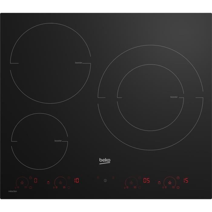 Plaque de cuisson induction BEKO HII63801HTI Noir