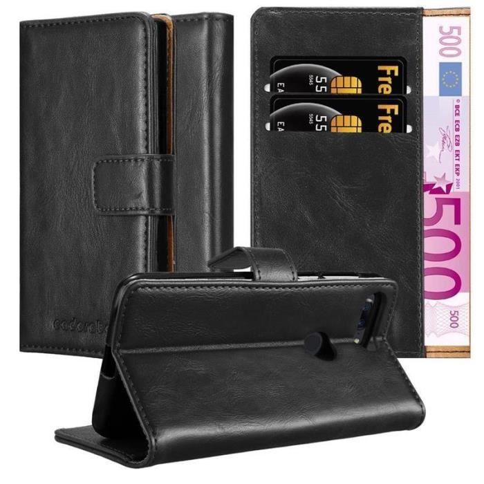 Cadorabo coque pour OnePlus 5T - en Noir' - Réserver luxe