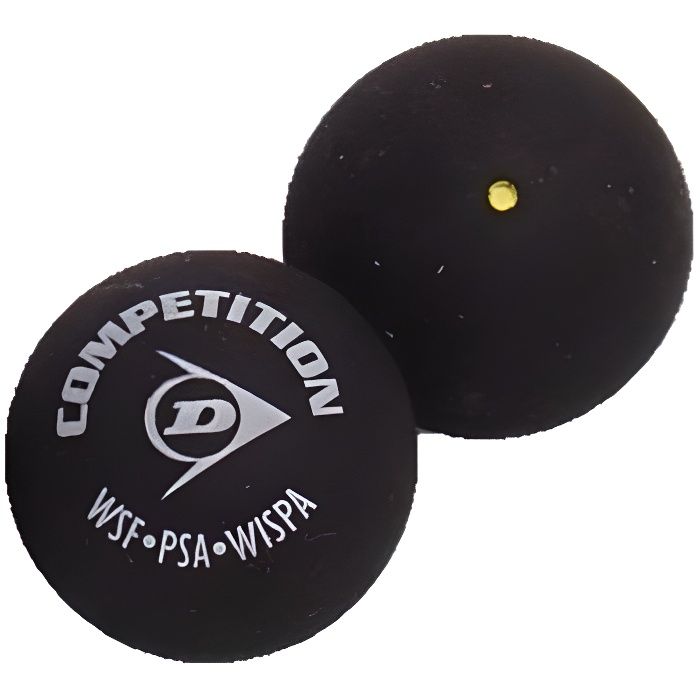 DUNLOP BALLE DE SQUASH DUNLOP COMP 1 POINT JAUNE