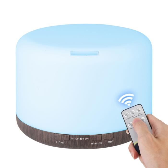 Chic Aroma Machine Diffuseur d'Huiles Essentielles Télécommande Humidificateur Anti-séchage de Table pour Maison MACHINE A CAFE