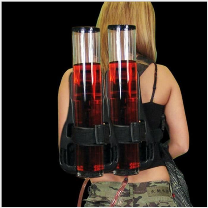 Distributeur de sac à dos Double Boisson Bière liquid Shot Pompe Gun PUB Bière Machine kit nouveau arrivé