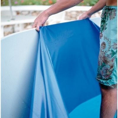 Liner piscine bleu 7,30mx3,75mx1,20m
