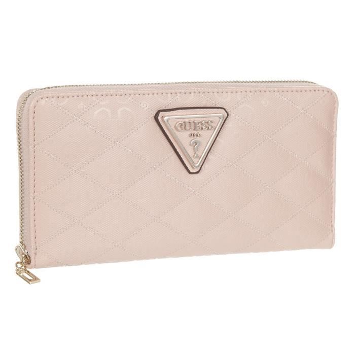 GUESS - porte feuille femme - rose