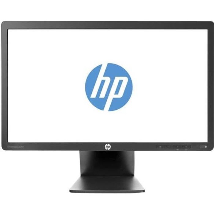 HP EliteDisplay E201 Écran LED 20- (20.0- visualisable) 1600 x 900 TN 250 cd-m² 1000:1 5 ms DVI-D, VGA, DisplayPort noir