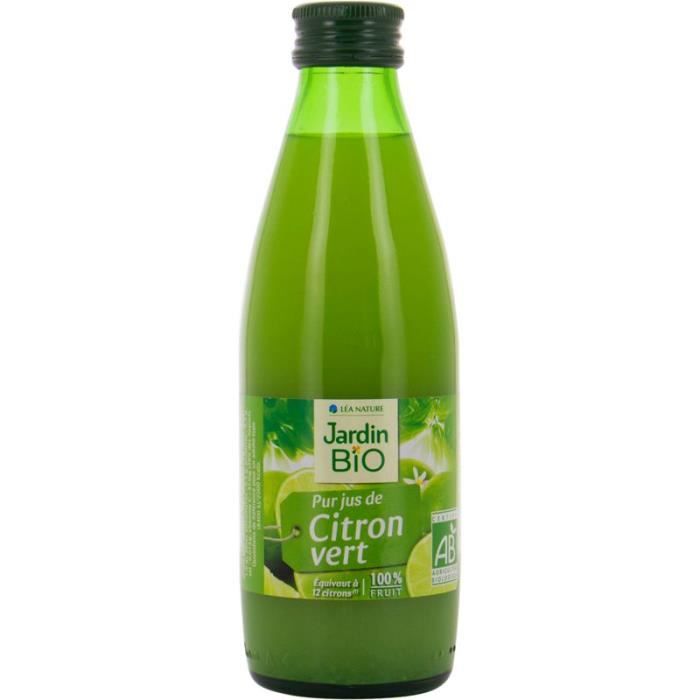 Pur jus de citron vert bio 25 cl Jardin Bio