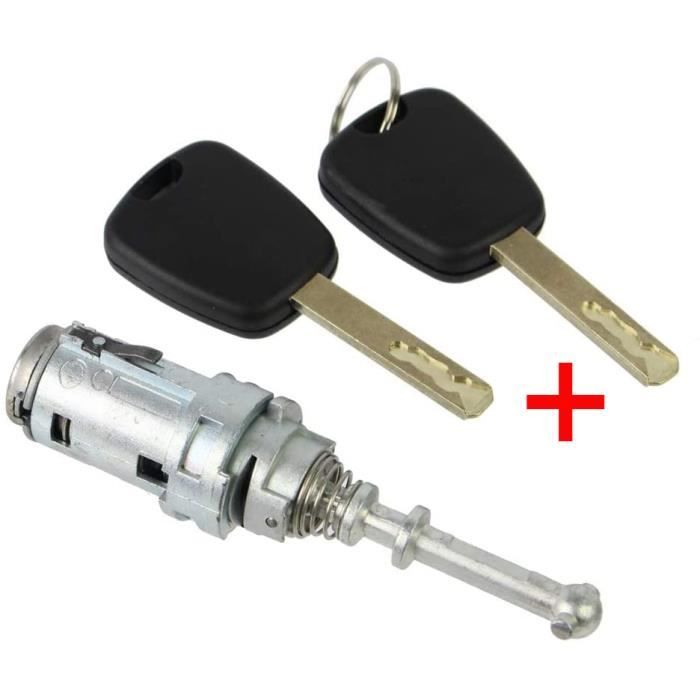KIT Serrure + Barillet Pour Porte Avant Gauche CITROEN C2 C3 C3 PLURIEL + 2 Clés Incluses