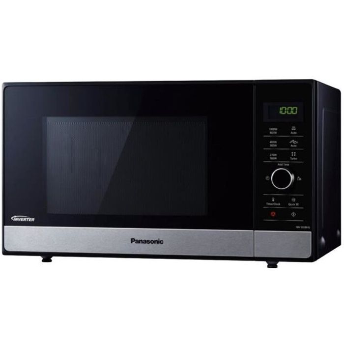 Panasonic NN-SD28 Four micro-ondes monofonction pose libre 23 litres 1000 Watt inox-noir
