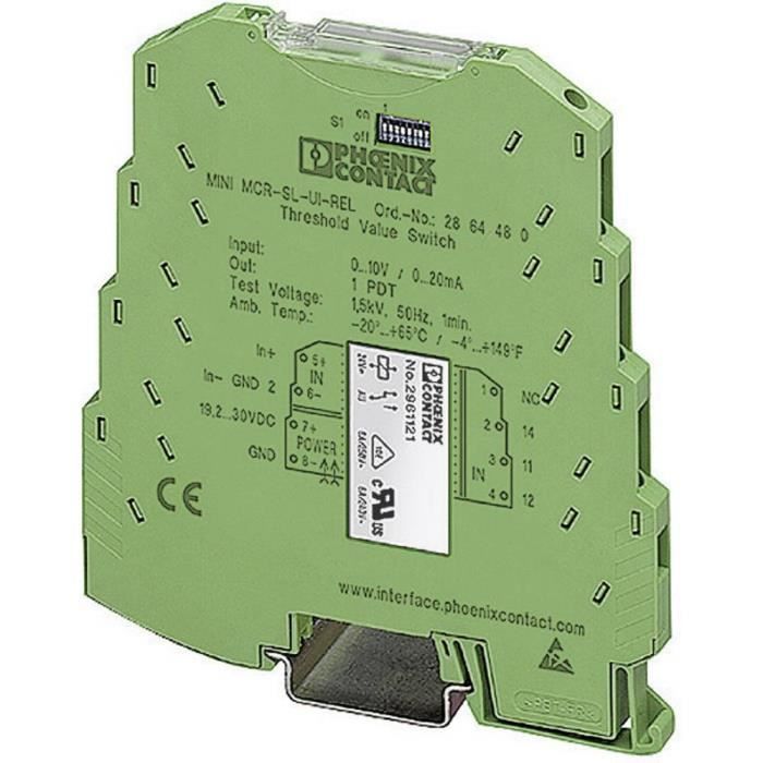 Bascule double seuil Contenu: 1 pc(s) Phoenix Contact MINI MCR-SL-UI-REL 2864480