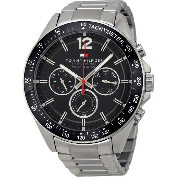 Montre Homme Tommy Hilfiger Sophisticated 1791104 Bracelet couleur argentée en acier