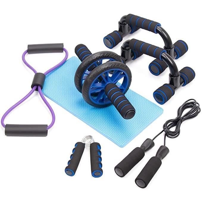 XJYDNCG 6 en 1 Appareils de Fitness pour Fitness Exercice(Version Améliorée) Kit Complet