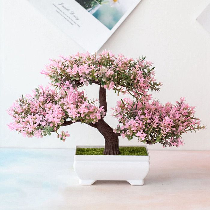 Lot de 8 décorations miniatures pour maison de poupée avec pot, jardin féerique, accessoires miniatures, mini plantes miniatures pour diorama, meubles de maison de poupée, musée miniature à l'échelle